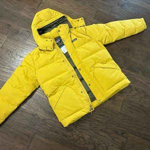 NEW Patagonia Men's Downdrift Jacket Parka - Cabin Gold
